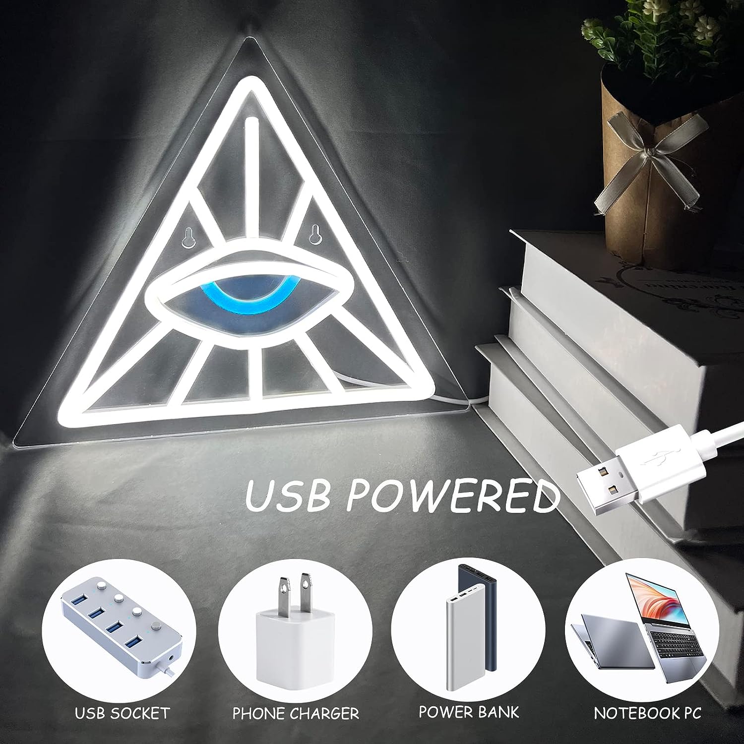 Insegna LED Neon a Forma di Oc - Outdoor Lighting Decor Ideas recensione e prezzo