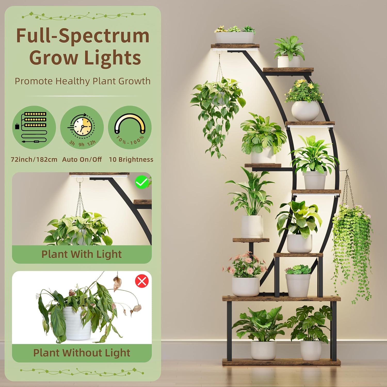 Supporto per Piante da Interno - Lighting Decoration Stand recensione e prezzo