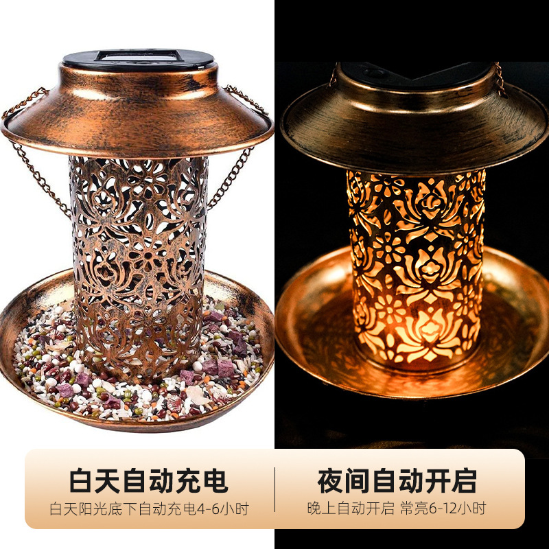 Mangiatoia per Uccelli Solare  - Outdoor Lighting Decor Ideas recensione e prezzo