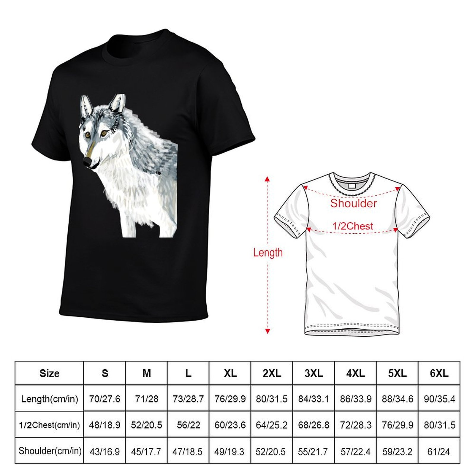 T-shirt Totem Alberta Wolf, to - Alberta Lighting & Decor Photos recensione e prezzo