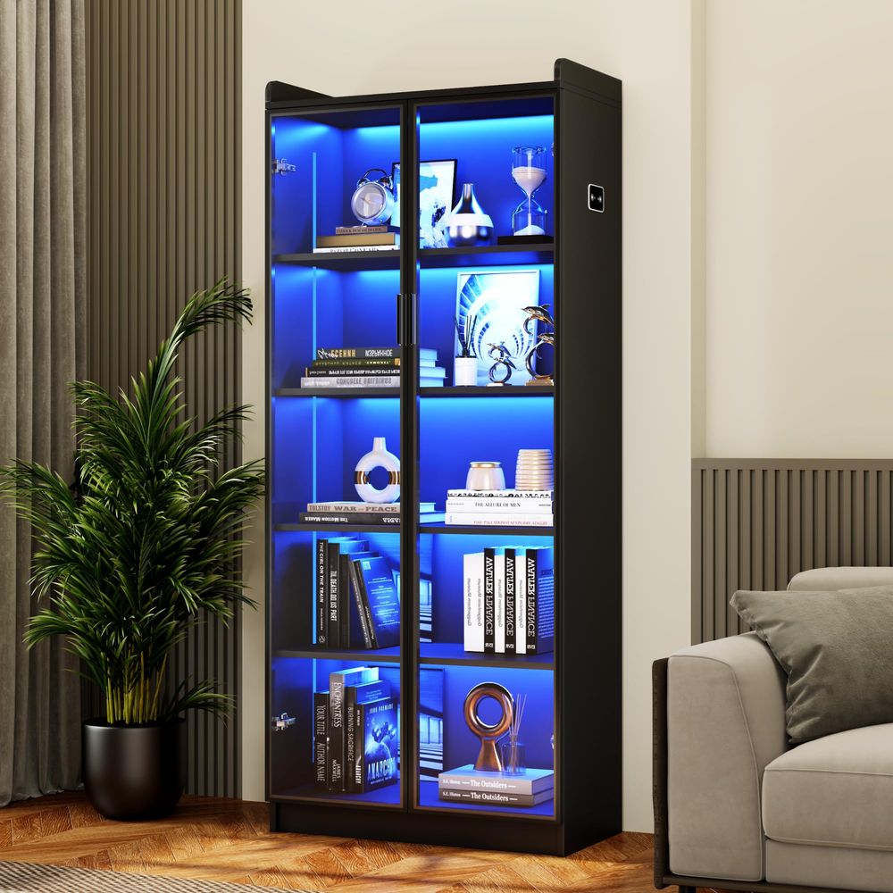 Vetrina con Ripiani Regolabili - Lighting & Home Decor Studio Photos recensione e prezzo