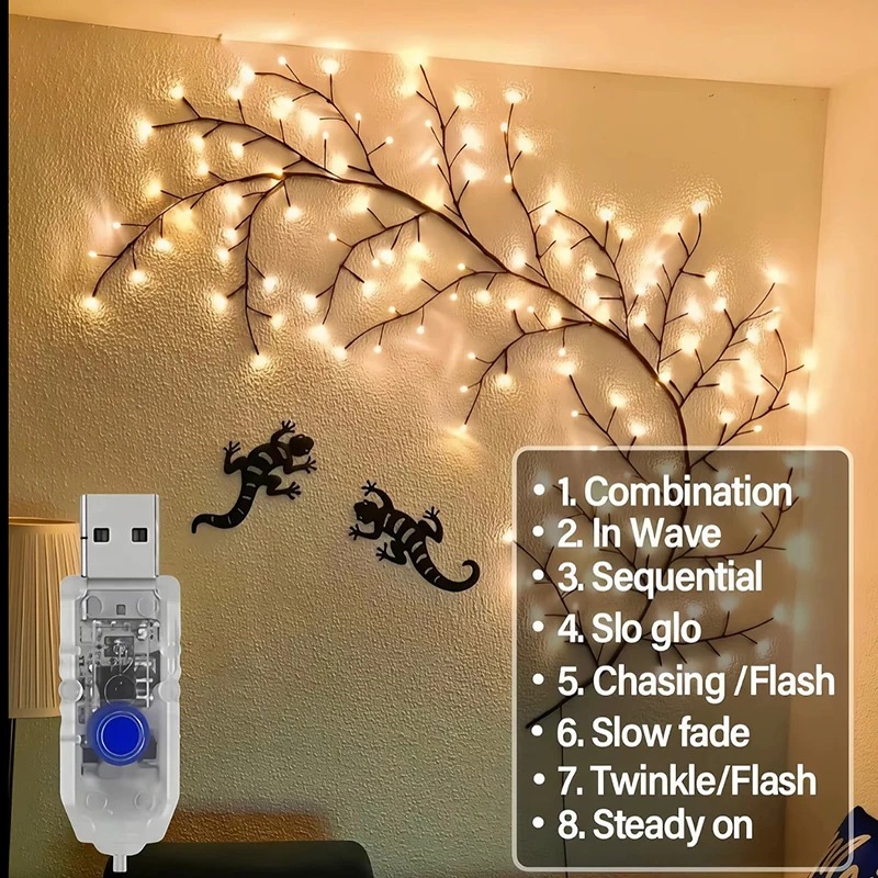 Lampada a Rami di Salice Multi - Wall Decor Lighting recensione e prezzo