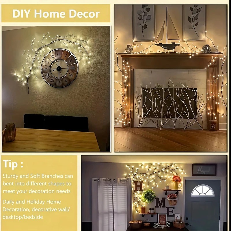 Lampada a Rami di Salice Multi - Wall Decor Lighting recensione e prezzo