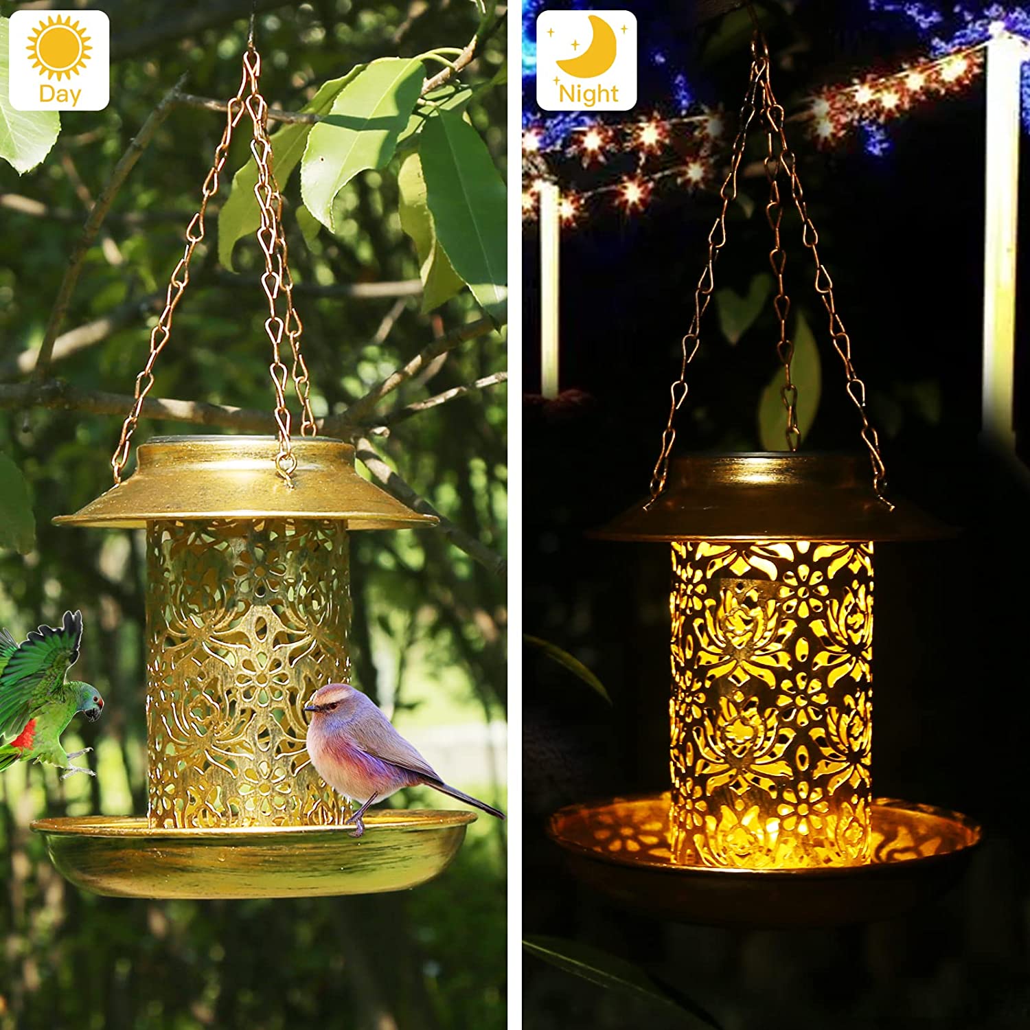 Mangiatoia per uccelli solare  - Outdoor Lighting Decor Ideas recensione e prezzo