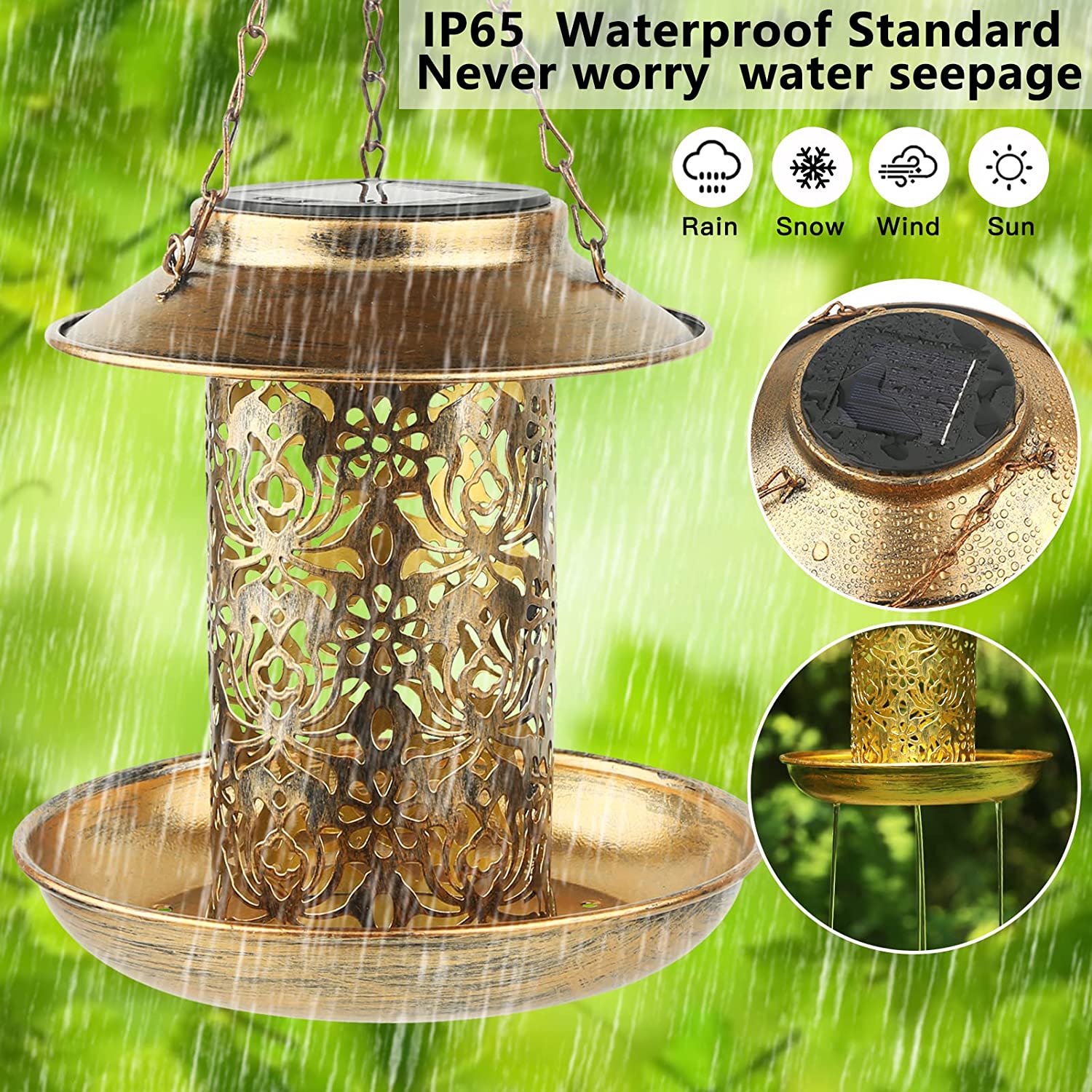 Mangiatoia per uccelli solare  - Outdoor Lighting Decor Ideas recensione e prezzo