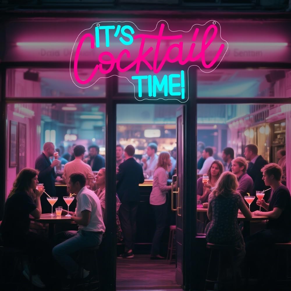 Insegna al Neon 'Cocktails' Al - Wall Decor Lighting recensione e prezzo