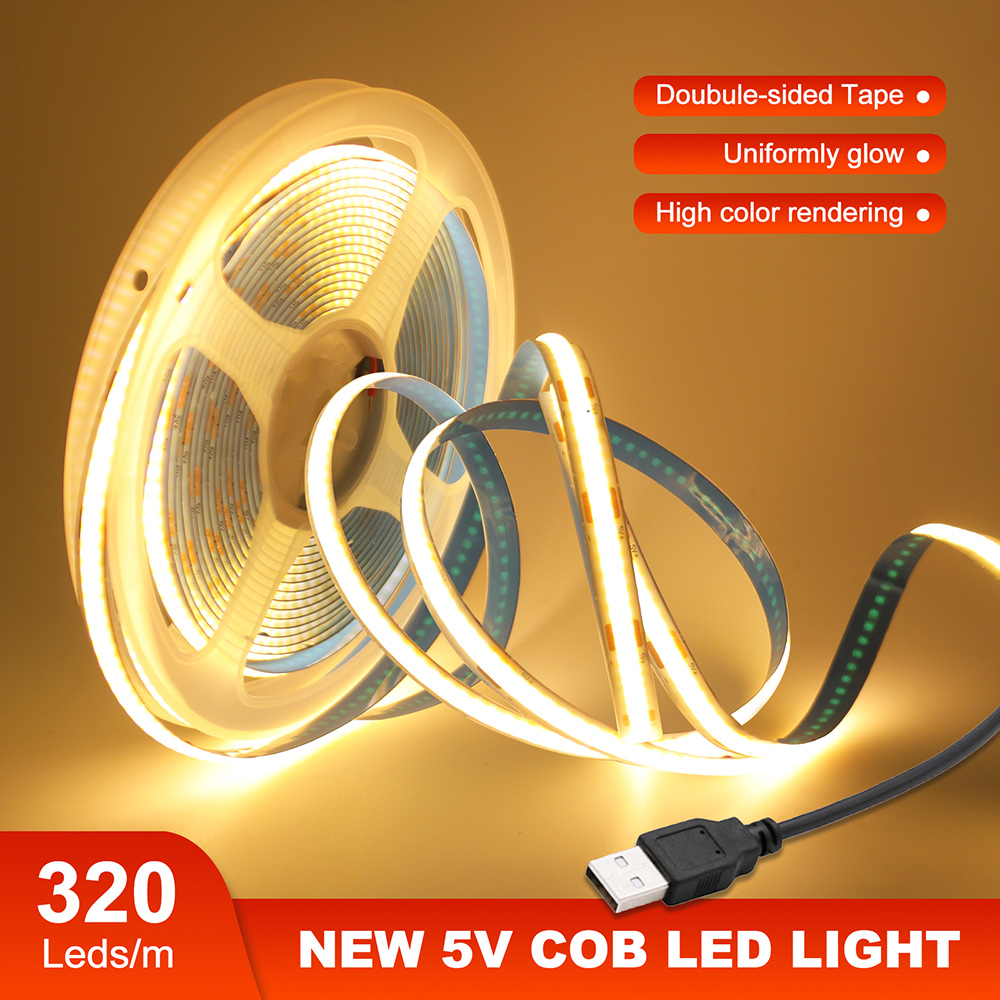 Striscia LED COB DC 5V 320 LED - Decor Lighting Hours recensione e prezzo