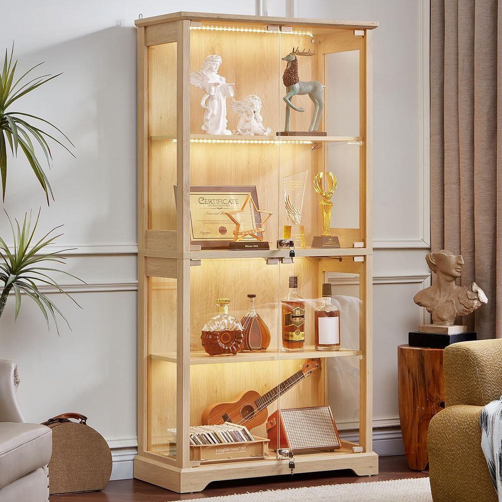 Vetrina in vetro stile rustico - Lighting & Home Decor Studio Photos recensione e prezzo