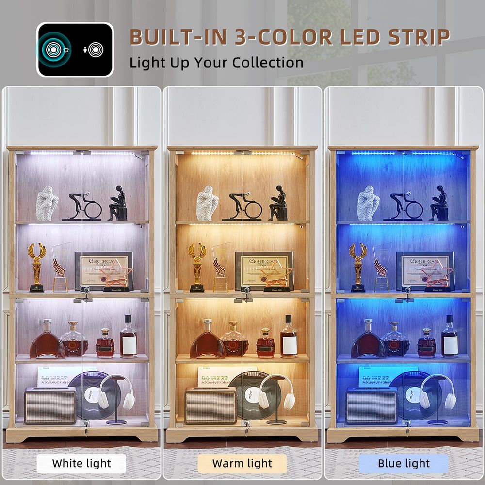 Vetrina in vetro stile rustico - Lighting & Home Decor Studio Photos recensione e prezzo